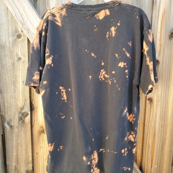 LA Lakers custom hand made reverse dye XL tee - Picture 2 of 3